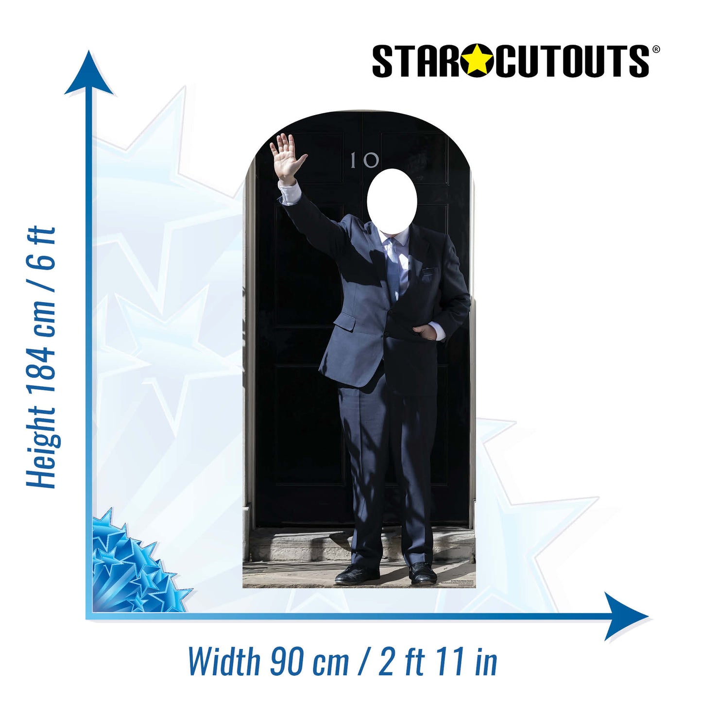 Prime Minister Stand In Cardboard Cutout Politician - mycardboardcutout