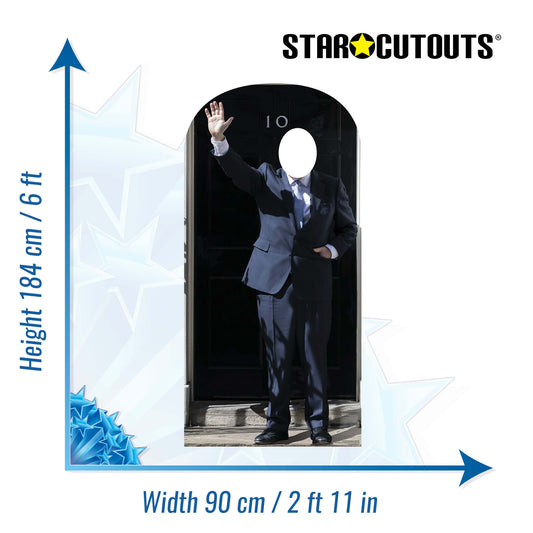 Prime Minister Stand In Cardboard Cutout Politician - mycardboardcutout