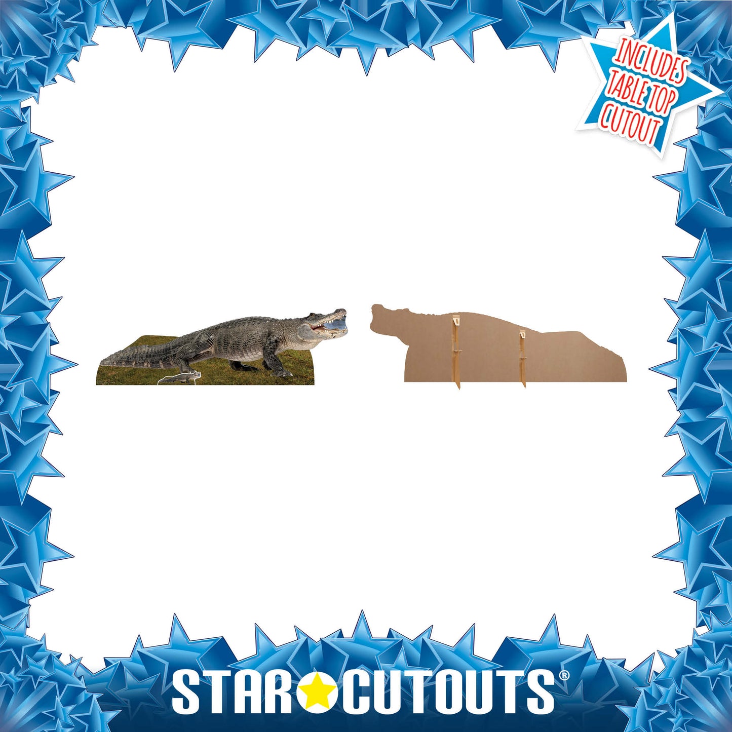 Fresh Water Alligator Jungle Safari Theme Animal Cardboard Cutout - mycardboardcutout