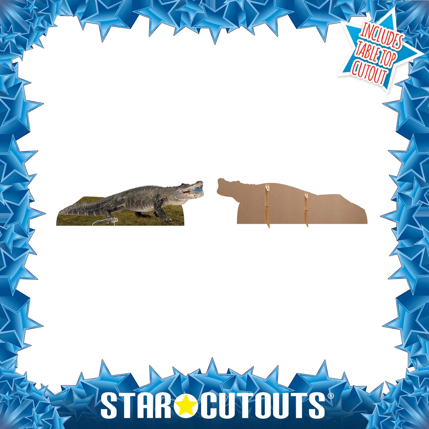 Fresh Water Alligator  Jungle Safari Theme Animal Cardboard Cutout