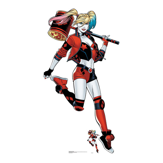 Harley Quinn Mallet Cardboard Cutout - mycardboardcutout