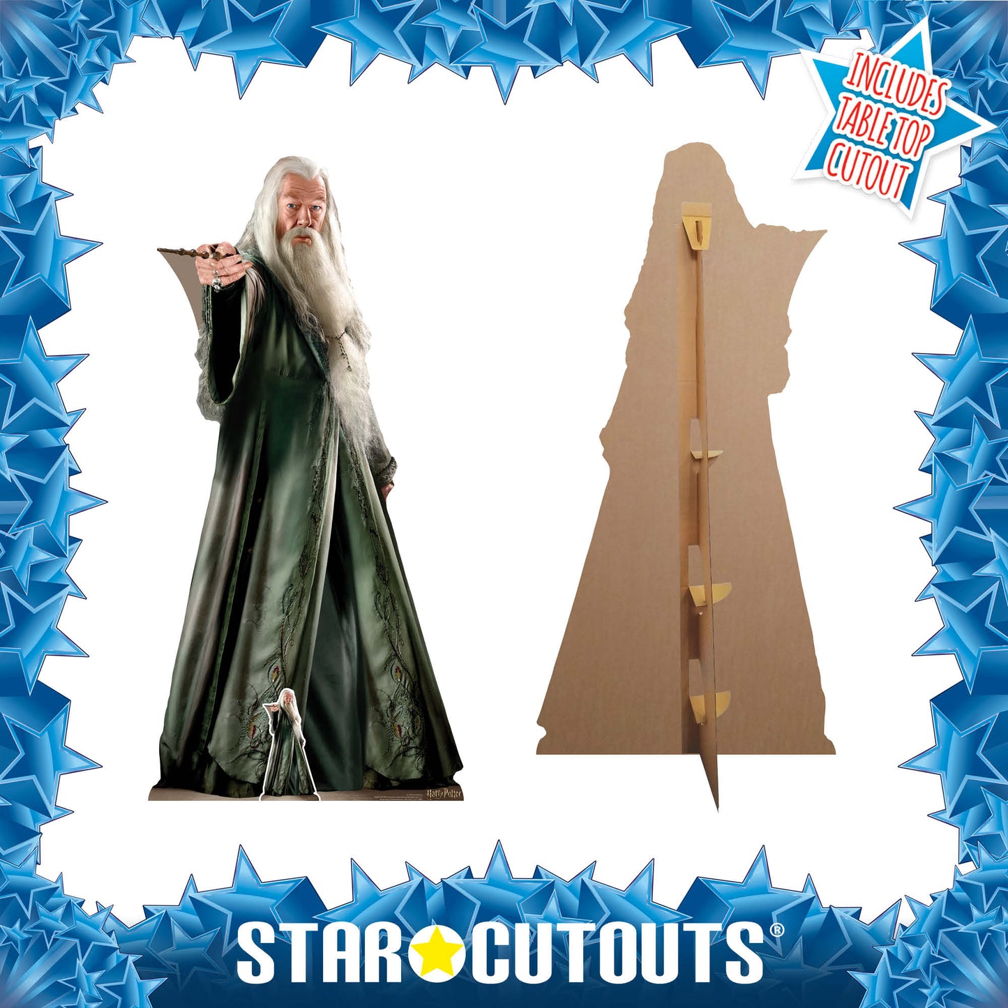 Albus Percival Wulfric Brian Dumbledore Cardboard Cutout Lifesize Height 185cm - mycardboardcutout