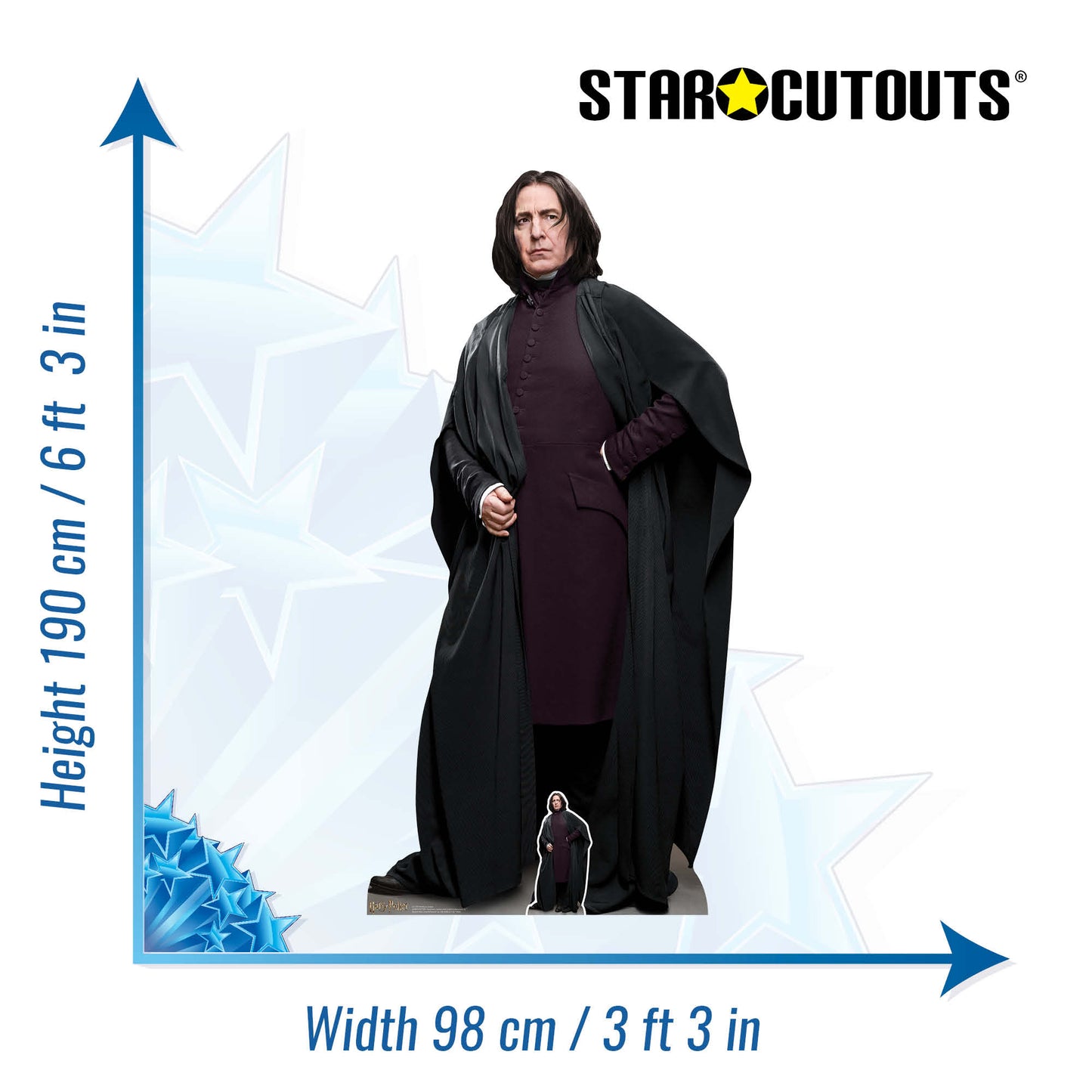 Professor Snape Harry Potter Character Cardboard Cutout Lifesize - mycardboardcutout