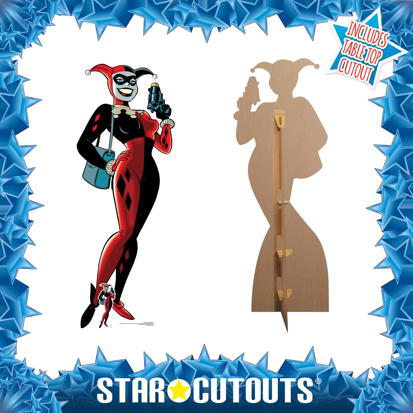 Harley Quinn Classic Gun Cardboard Cutout - mycardboardcutout