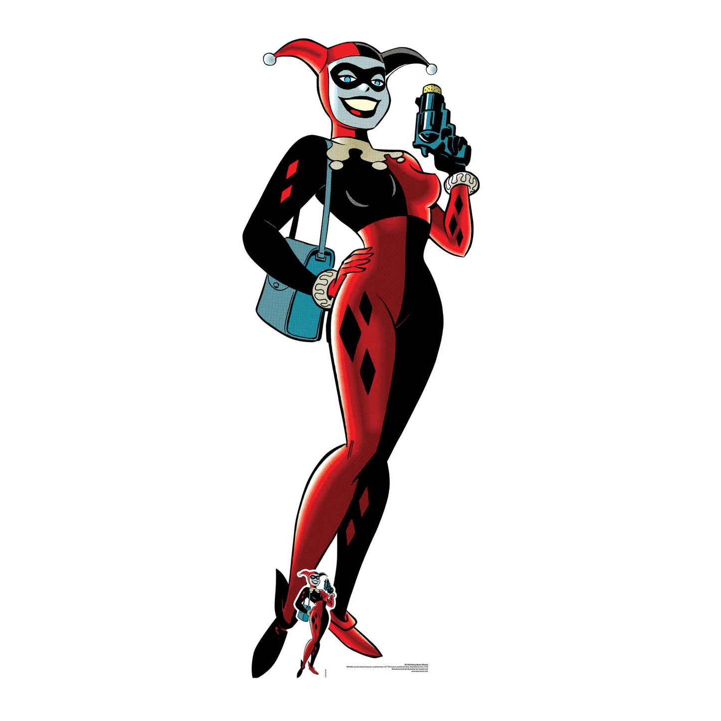 Harley Quinn Classic Gun Cardboard Cutout