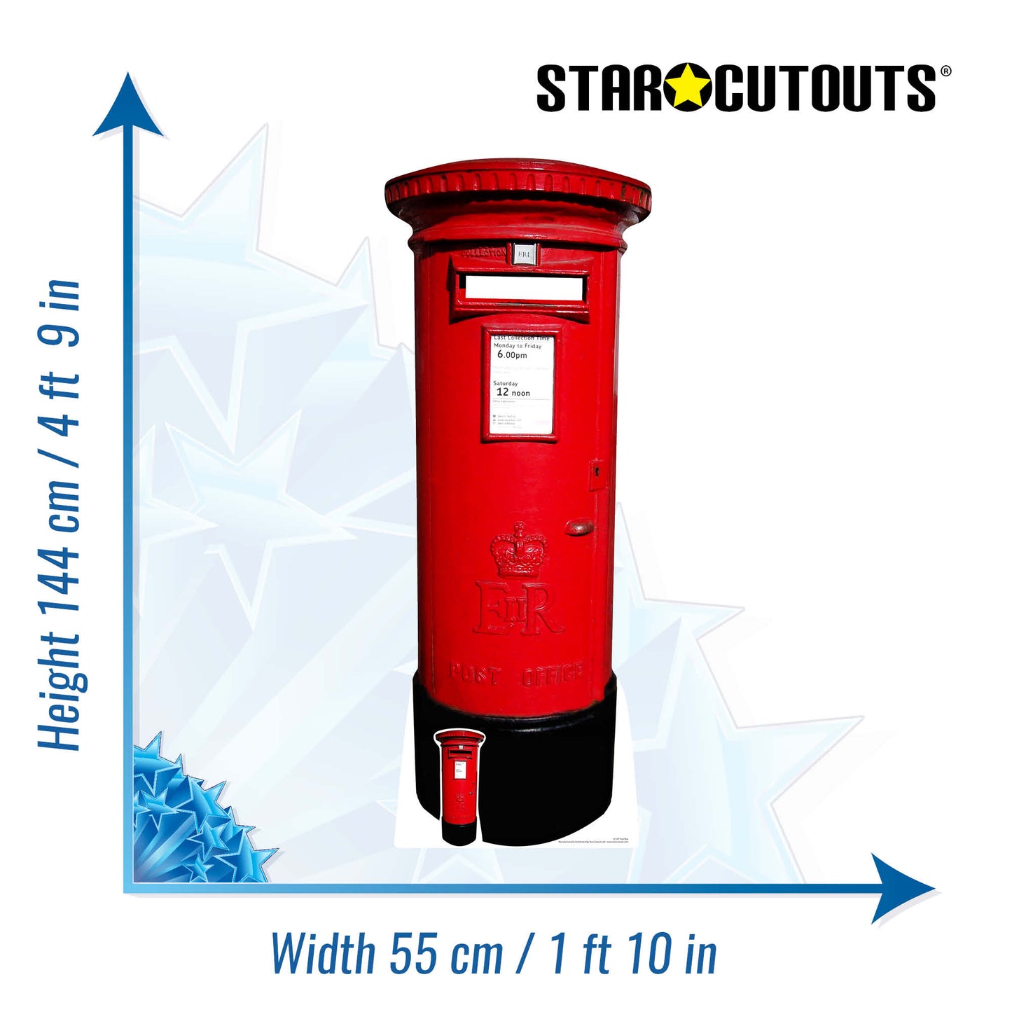 Post Box Cardboard Cutout - mycardboardcutout