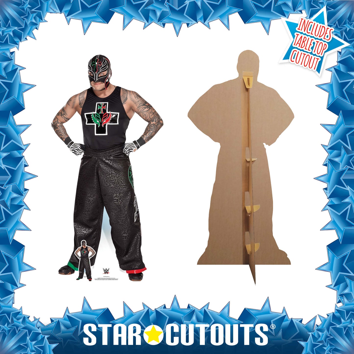 Rey Mysterio Hips WWE Cardboard Cutout Lifesize - mycardboardcutout