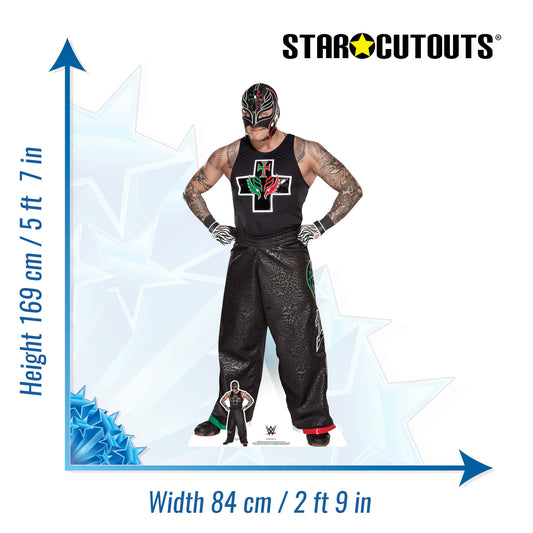 Rey Mysterio Hips WWE Cardboard Cutout Lifesize - mycardboardcutout