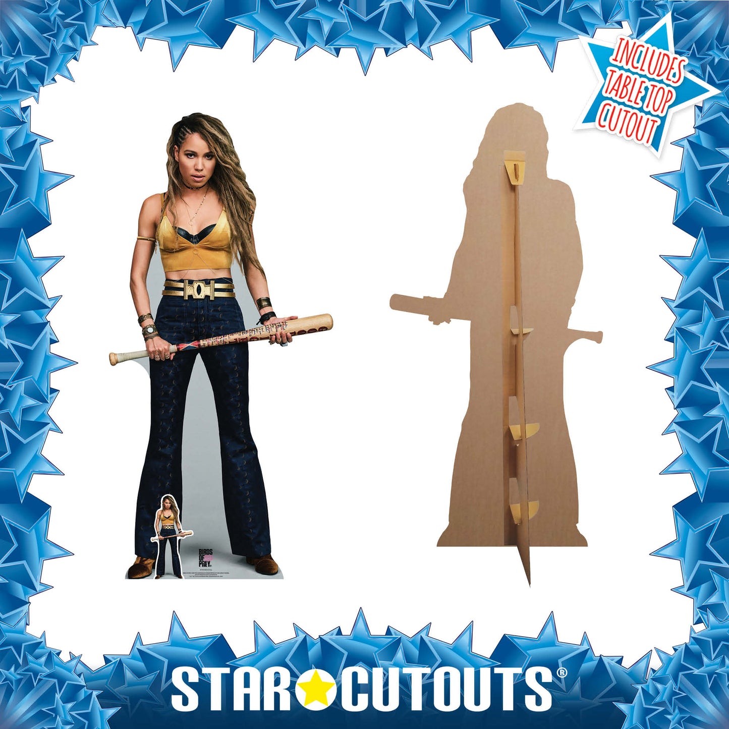 Black Canary Jurnee Smollett Bell Birds of Prey Cardboard Cutout - mycardboardcutout