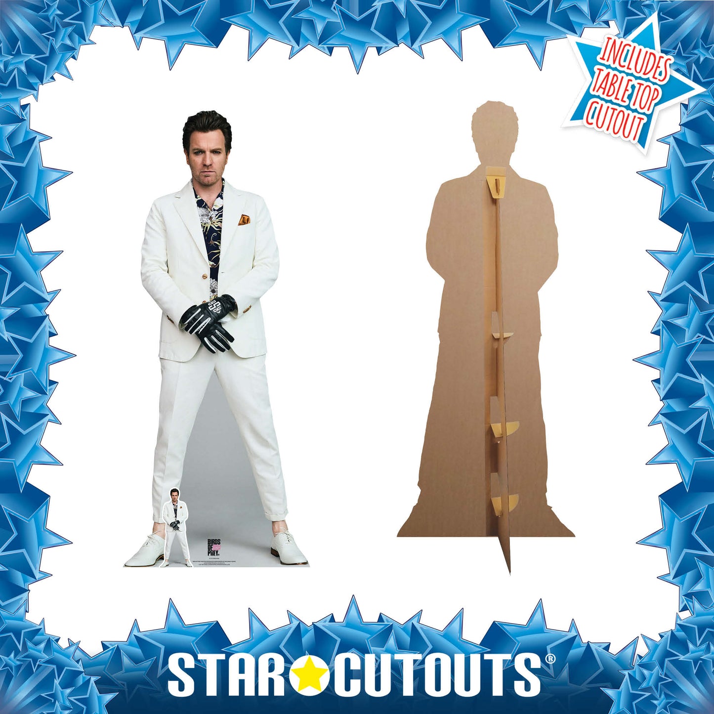 Black Mask Ewan McGregor Birds of Prey Cardboard Cutout - mycardboardcutout
