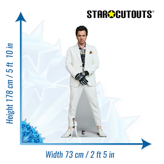 Black Mask Ewan McGregor Birds of Prey Cardboard Cutout - mycardboardcutout