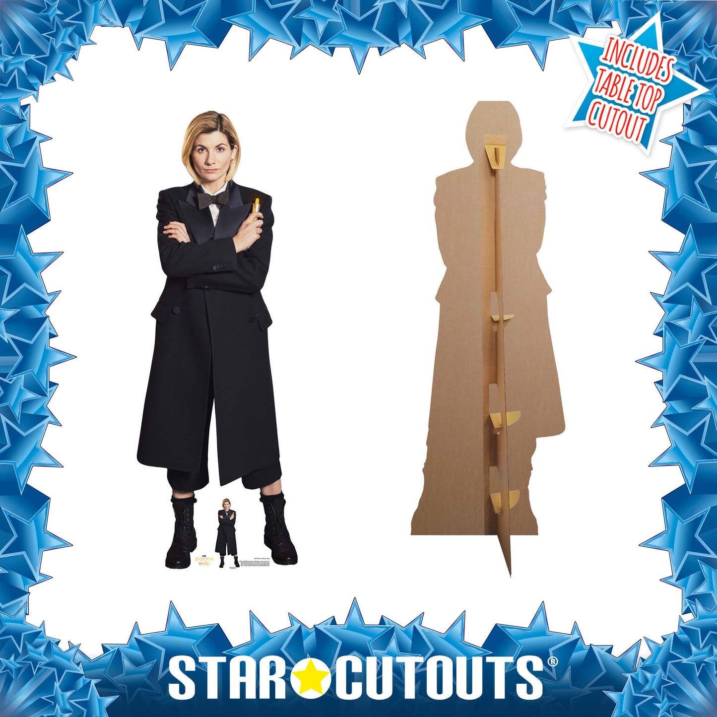 Thirteenth Doctor Who Jodie Whittaker Spyfall Suit Cardboard Cutout - mycardboardcutout