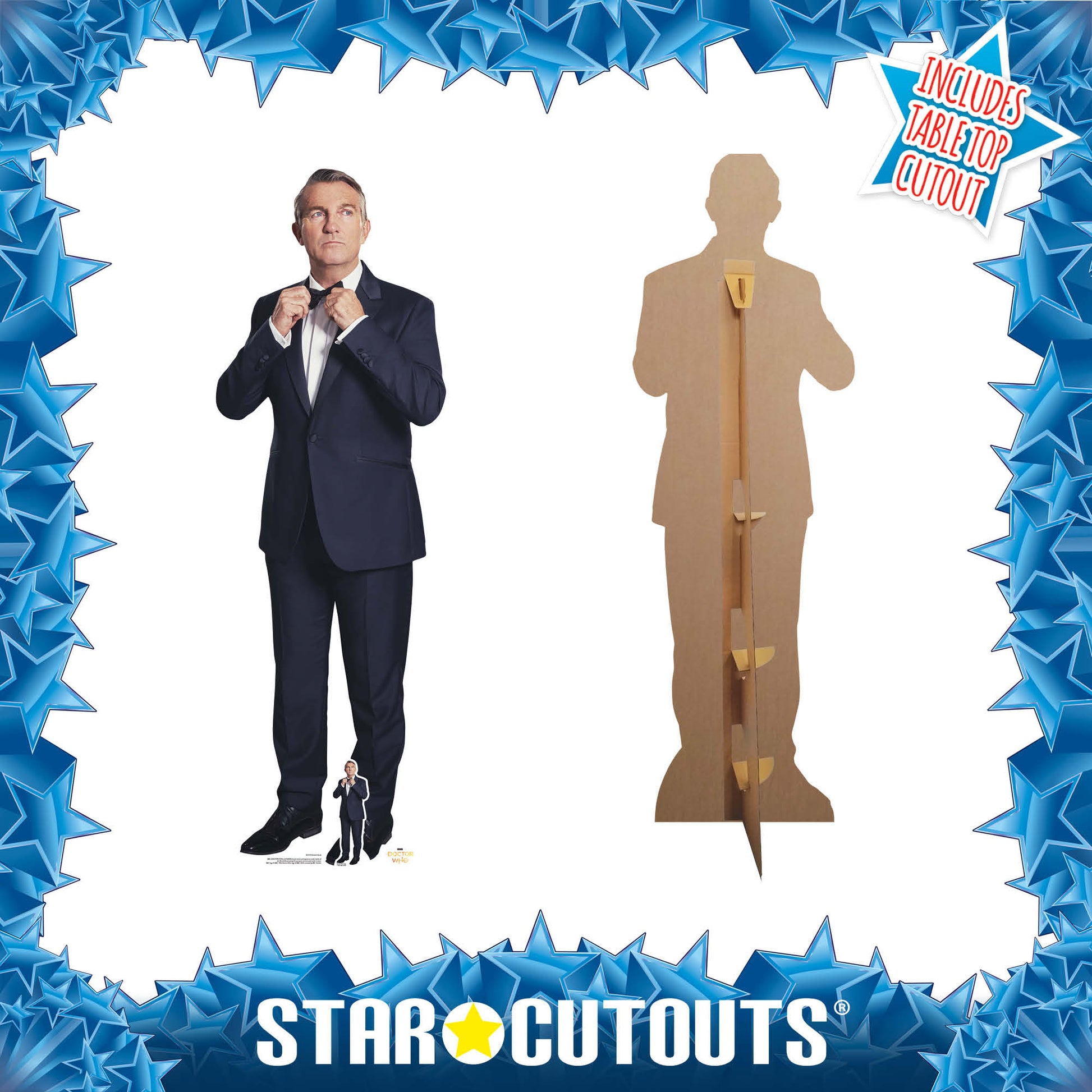 Bradley Walsh Graham Spyfall Suit Doctor Who Cardboard Cutout - mycardboardcutout
