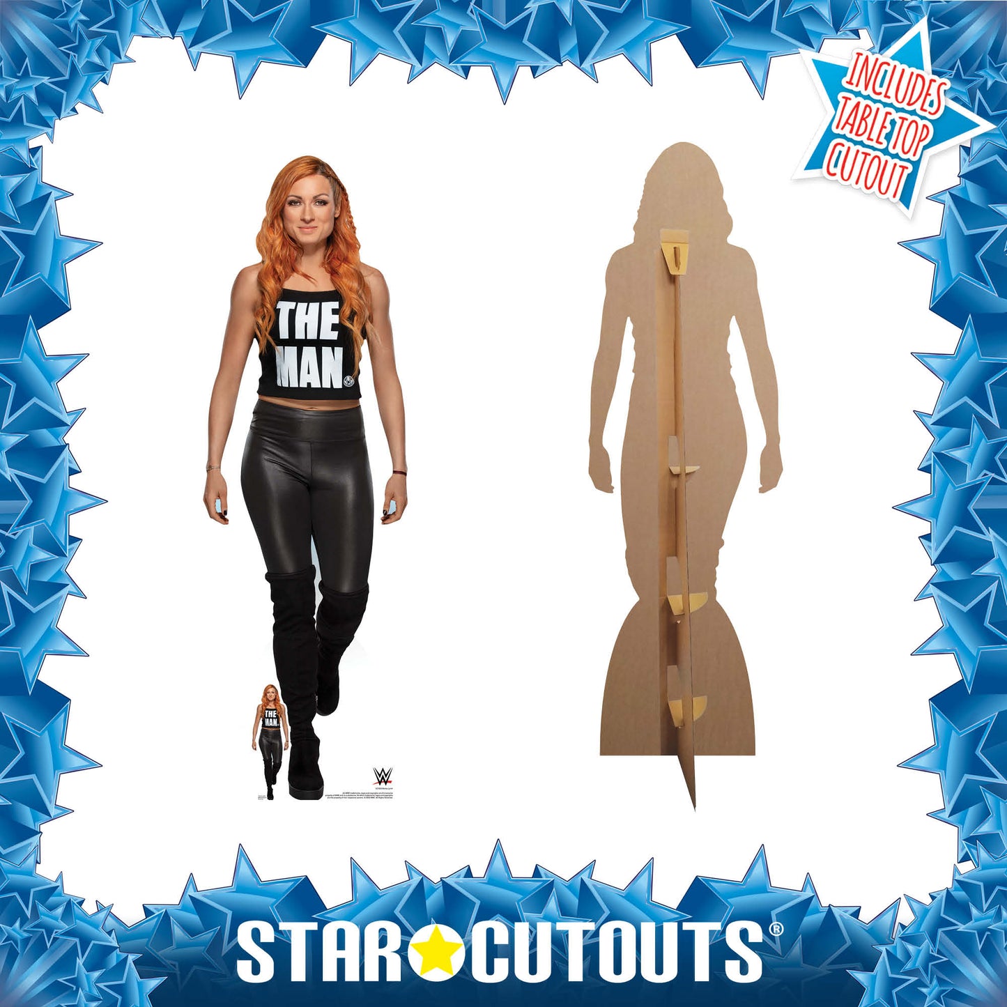 Becky Lynch The Man Cardboard Cutout Lifesize - mycardboardcutout