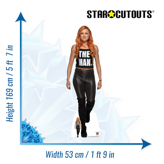 Becky Lynch The Man Cardboard Cutout Lifesize - mycardboardcutout