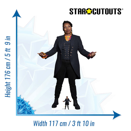 The Fugitive Doctor Who Jo Martin Cardboard Cutout - mycardboardcutout