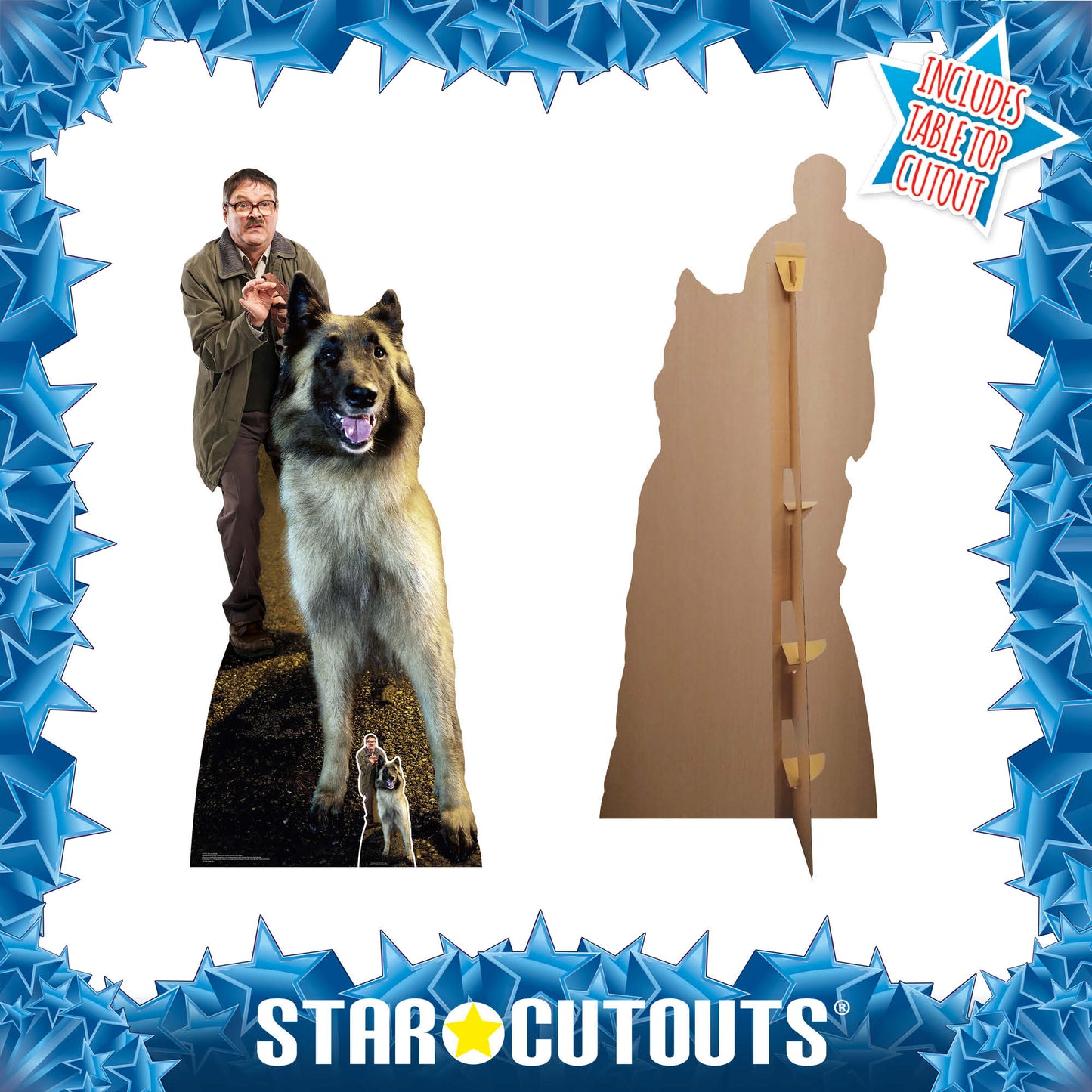 Jim Mark Heap and Wilson Dog Good Boy Friday Night Dinner Cardboard Cutout - mycardboardcutout