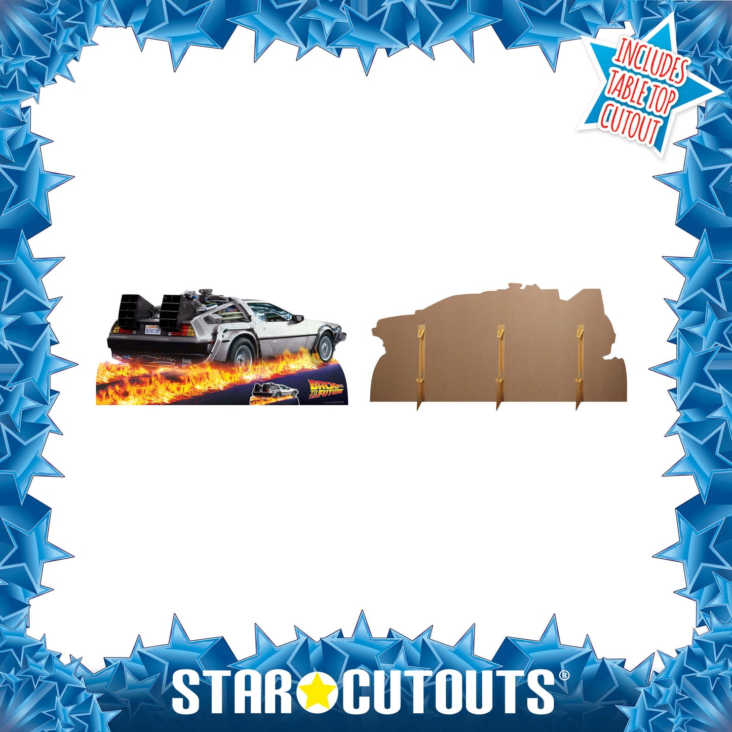 DeLorean Car Back to The Future Cardboard Cutout - mycardboardcutout