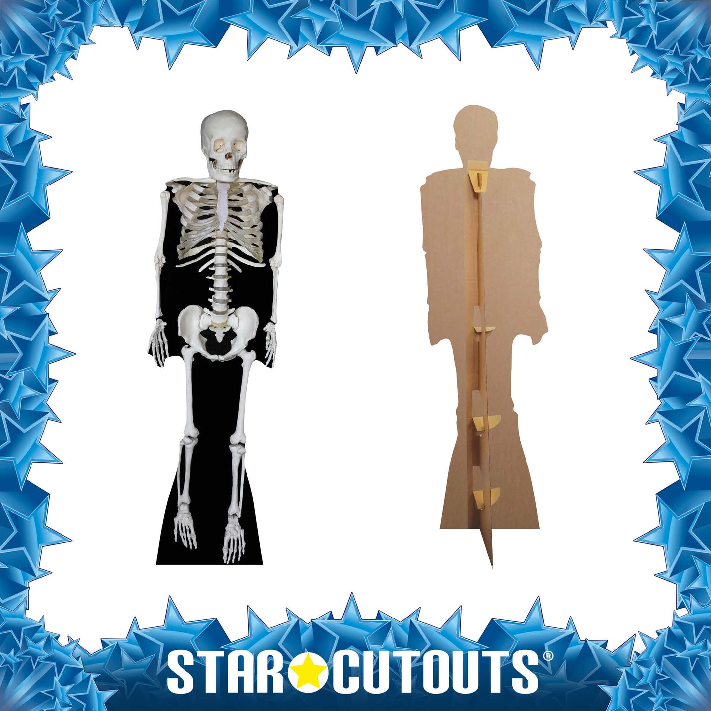 Skeleton Cardboard Cutout Lifesize - mycardboardcutout