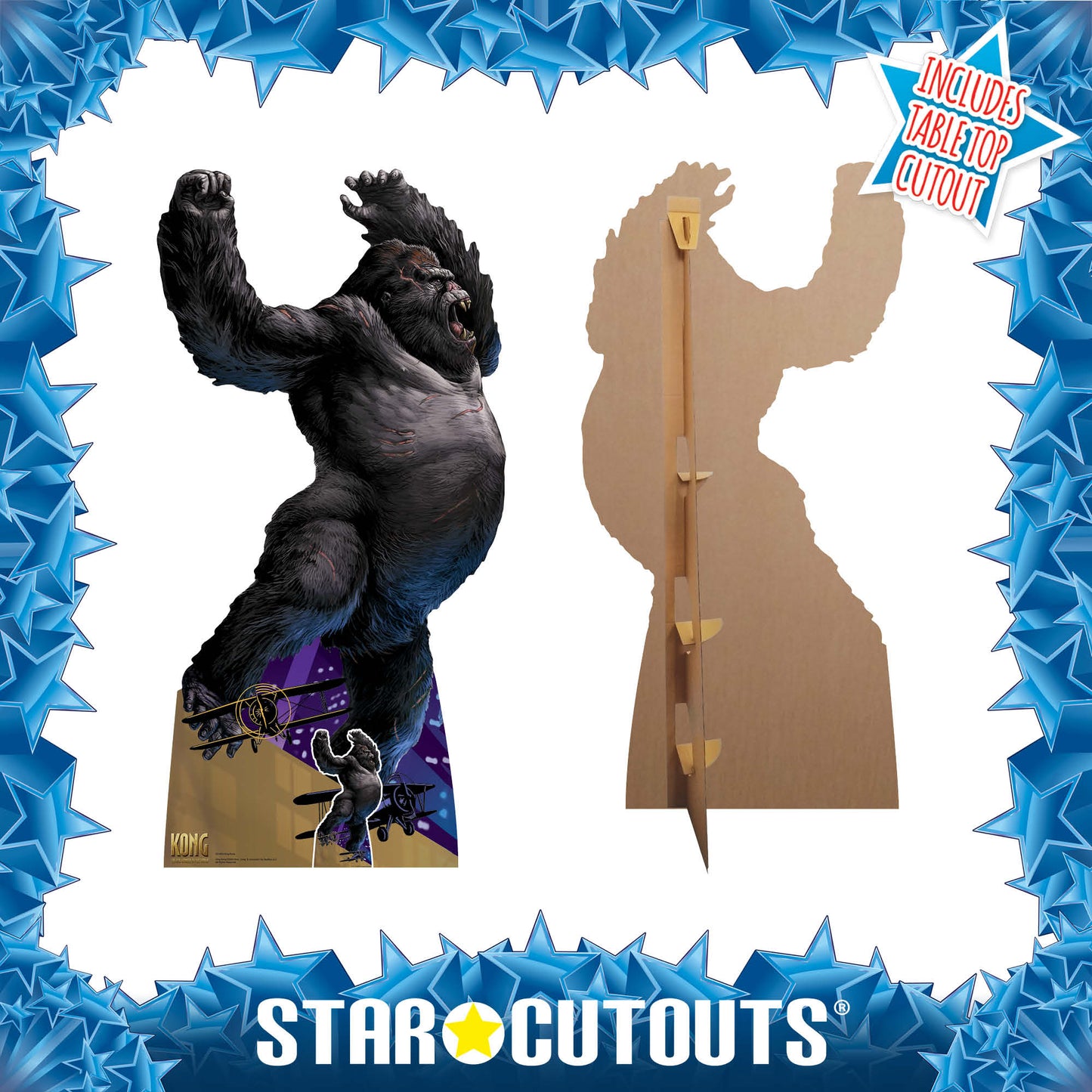 King Kong Cardboard Cutout Includes Free Table Top - mycardboardcutout