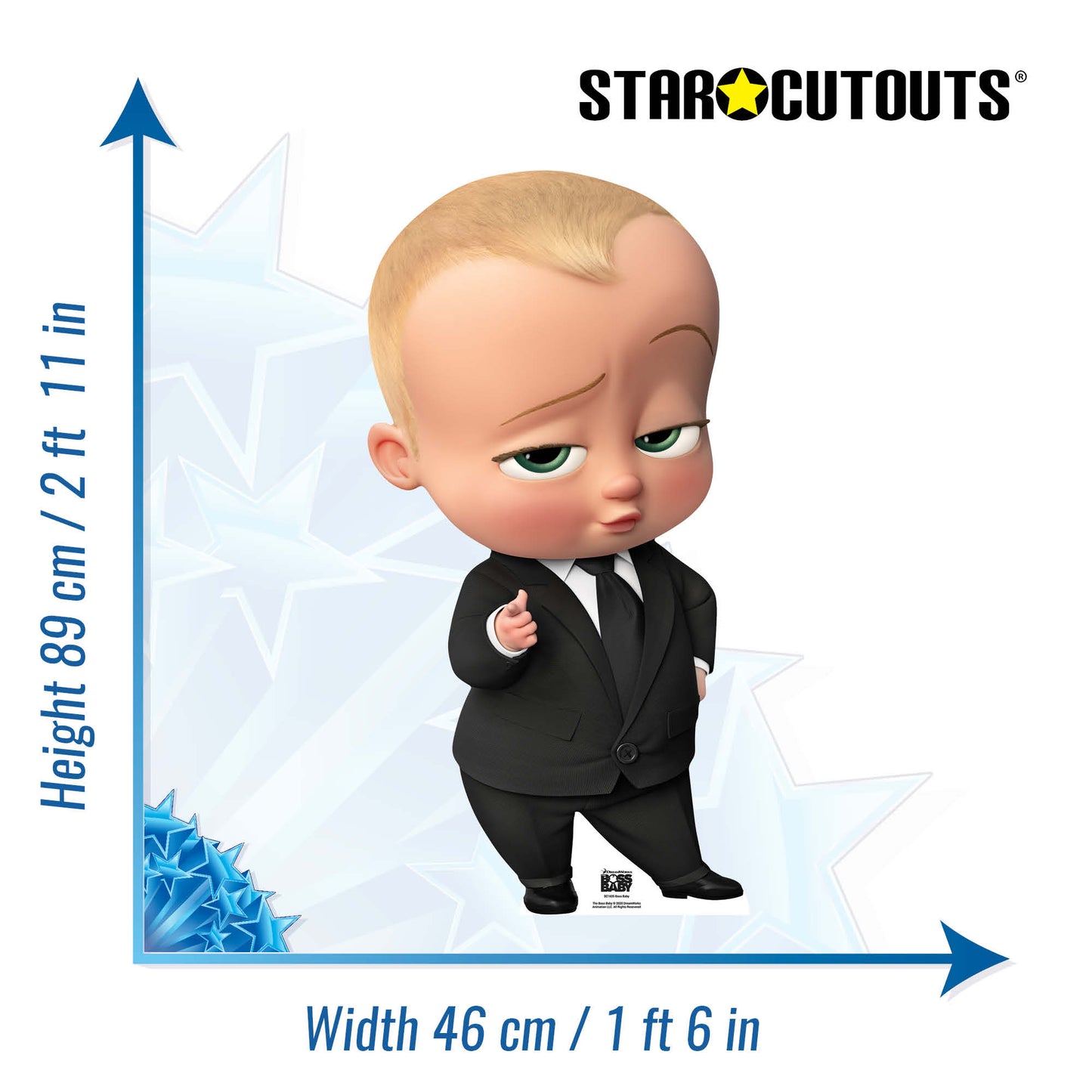 Boss Baby Cardboard Cutout - mycardboardcutout