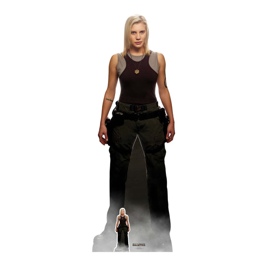 Kara Thrace Starbuck Katee Sackhoff Battlestar Galactica Cardboard Cutout - mycardboardcutout