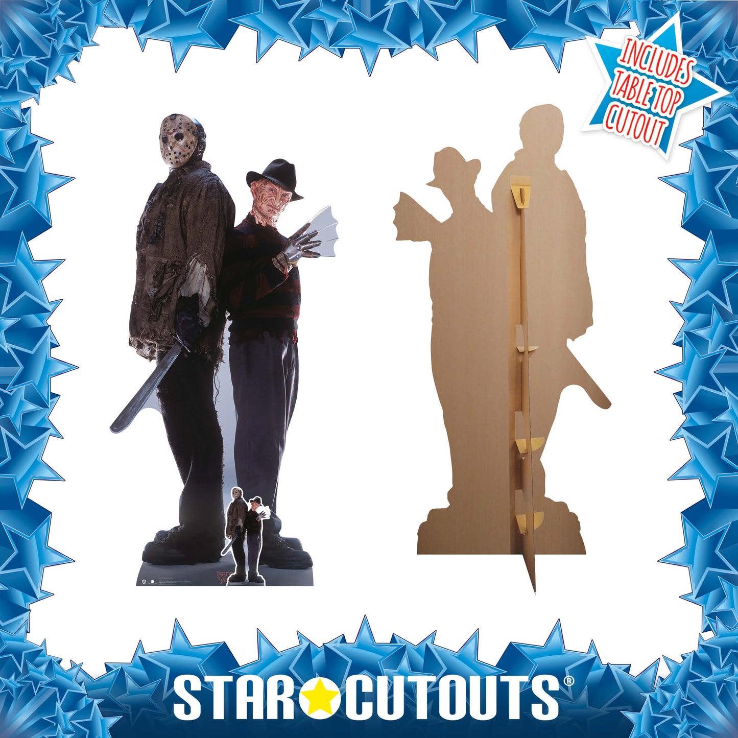 Freddy vs Jason Double Cardboard Cutout Lifesize - mycardboardcutout