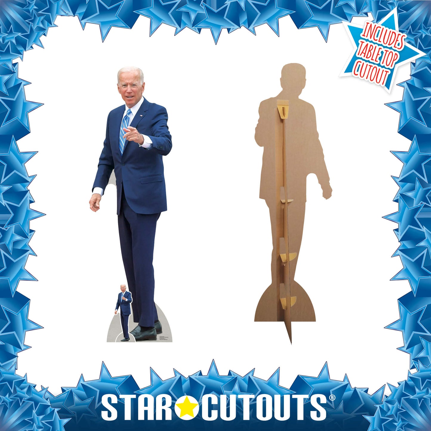 Joe Biden President Pointing Cardboard Cutout Politician - mycardboardcutout