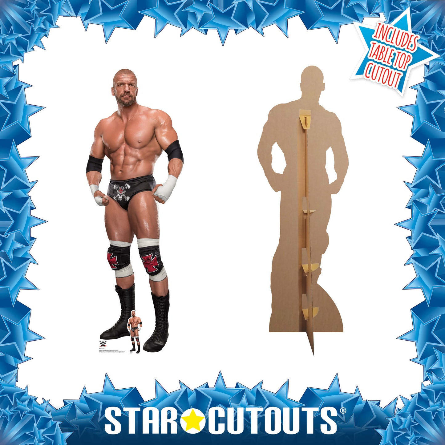Triple H WWE Cardboard Cutout Lifesize