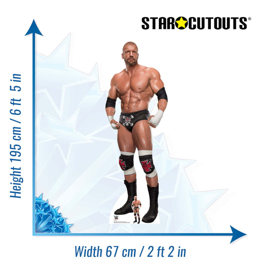 Triple H WWE Cardboard Cutout Lifesize - mycardboardcutout