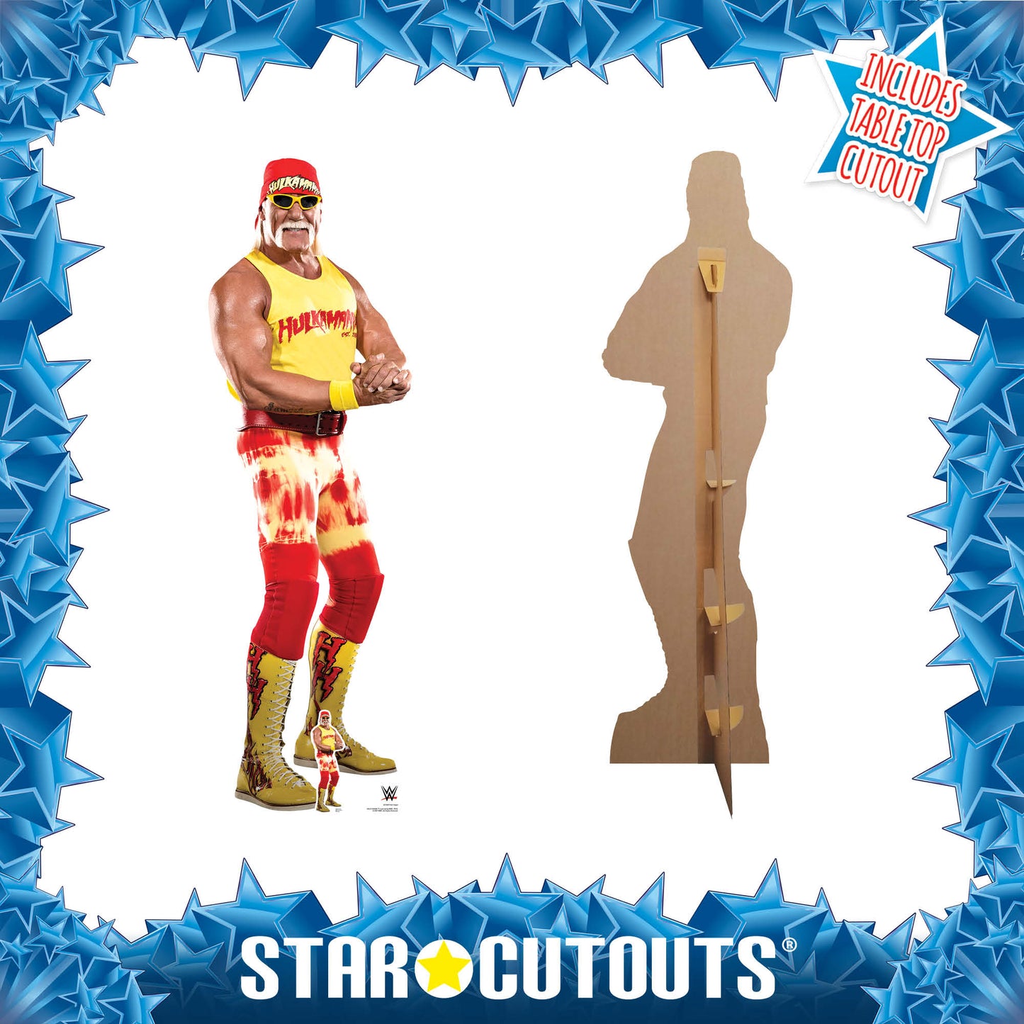 Hulk Hogan WWE Cardboard Cutout Lifesize - mycardboardcutout