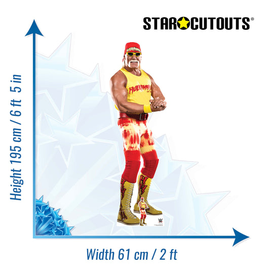 Hulk Hogan WWE Cardboard Cutout Lifesize - mycardboardcutout