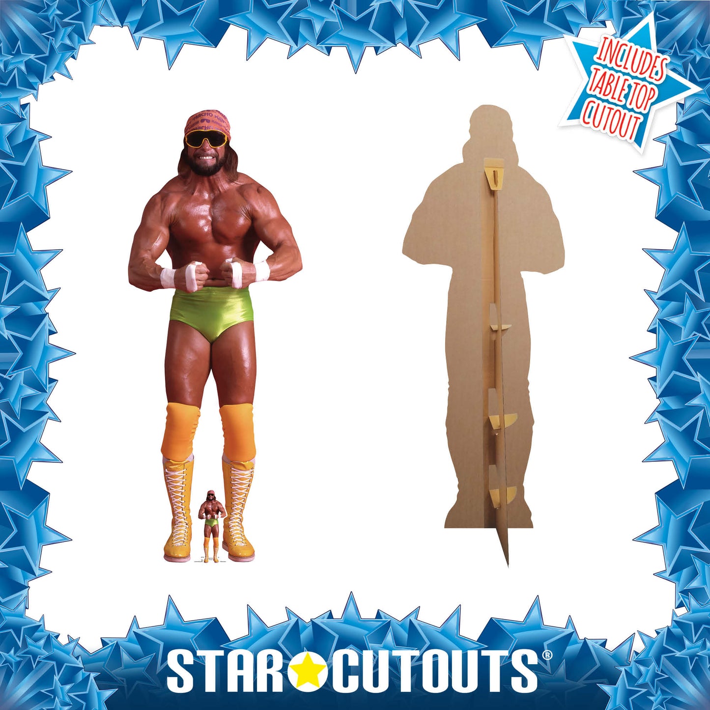 Macho Man Randy Savage WWE Cardboard Cutout Lifesize - mycardboardcutout