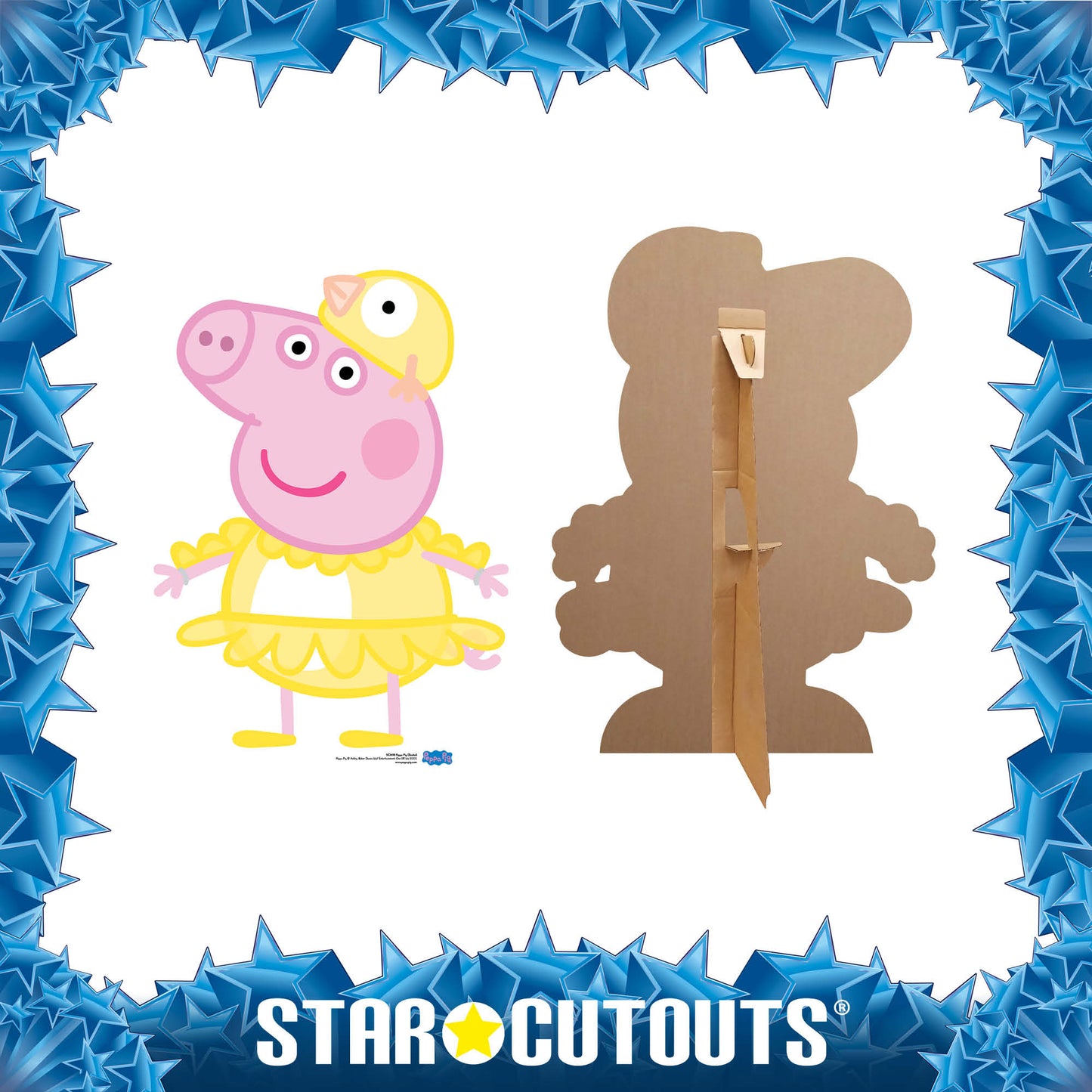 Peppa Pig Chicken Easter Cardboard Cutout - mycardboardcutout