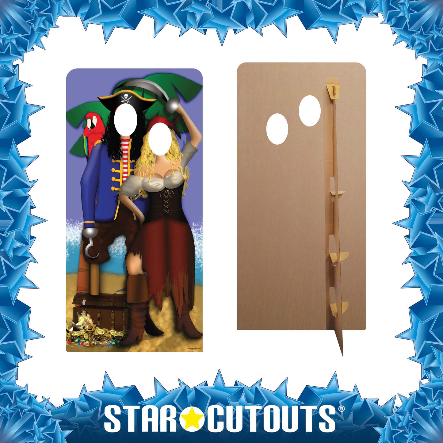 Pirate Couple Stand- In Cardboard Cutout - mycardboardcutout