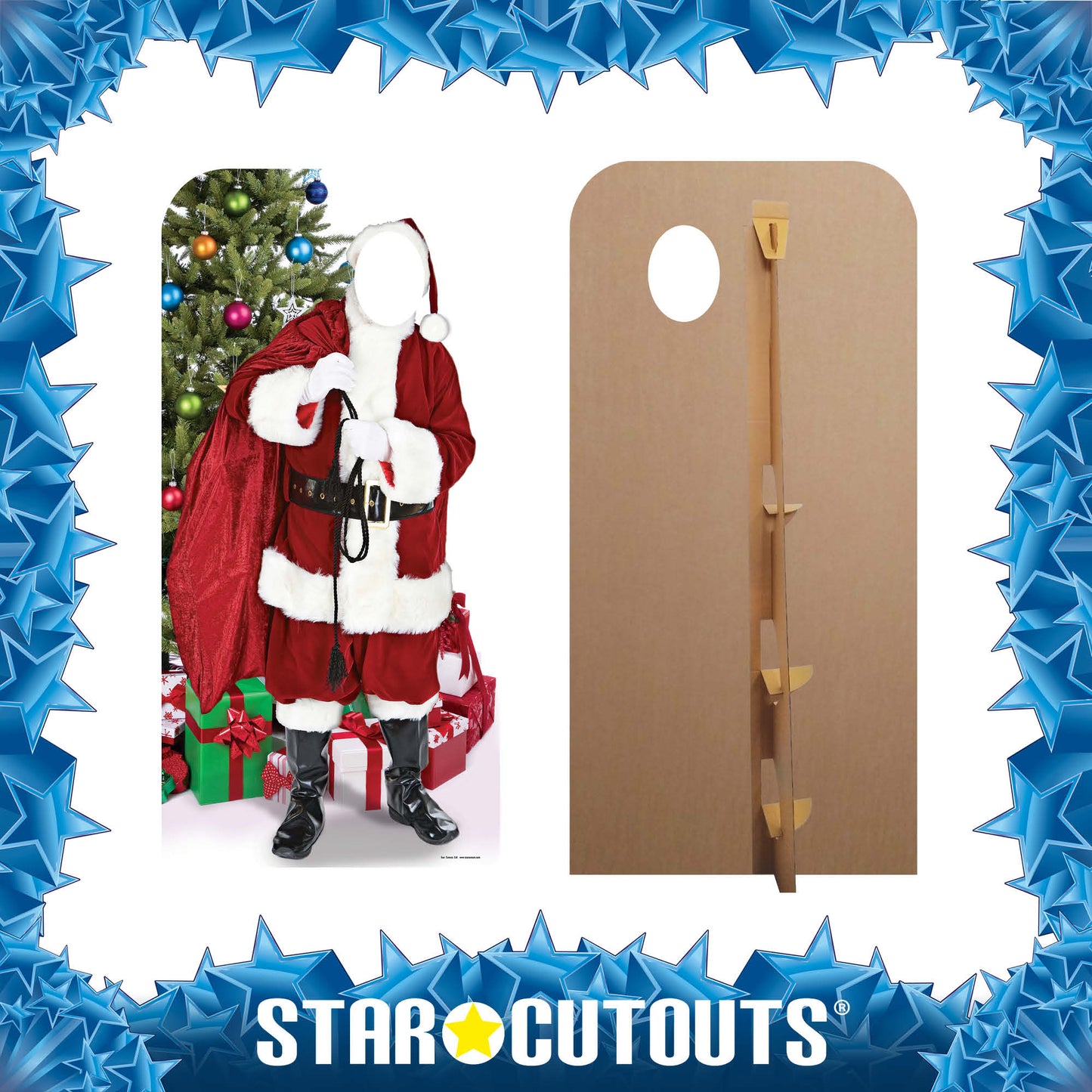 Father Christmas Stand-In Cardboard Cutout - mycardboardcutout