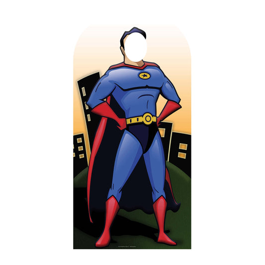 Superhero Stand- In Cardboard Cutout - mycardboardcutout
