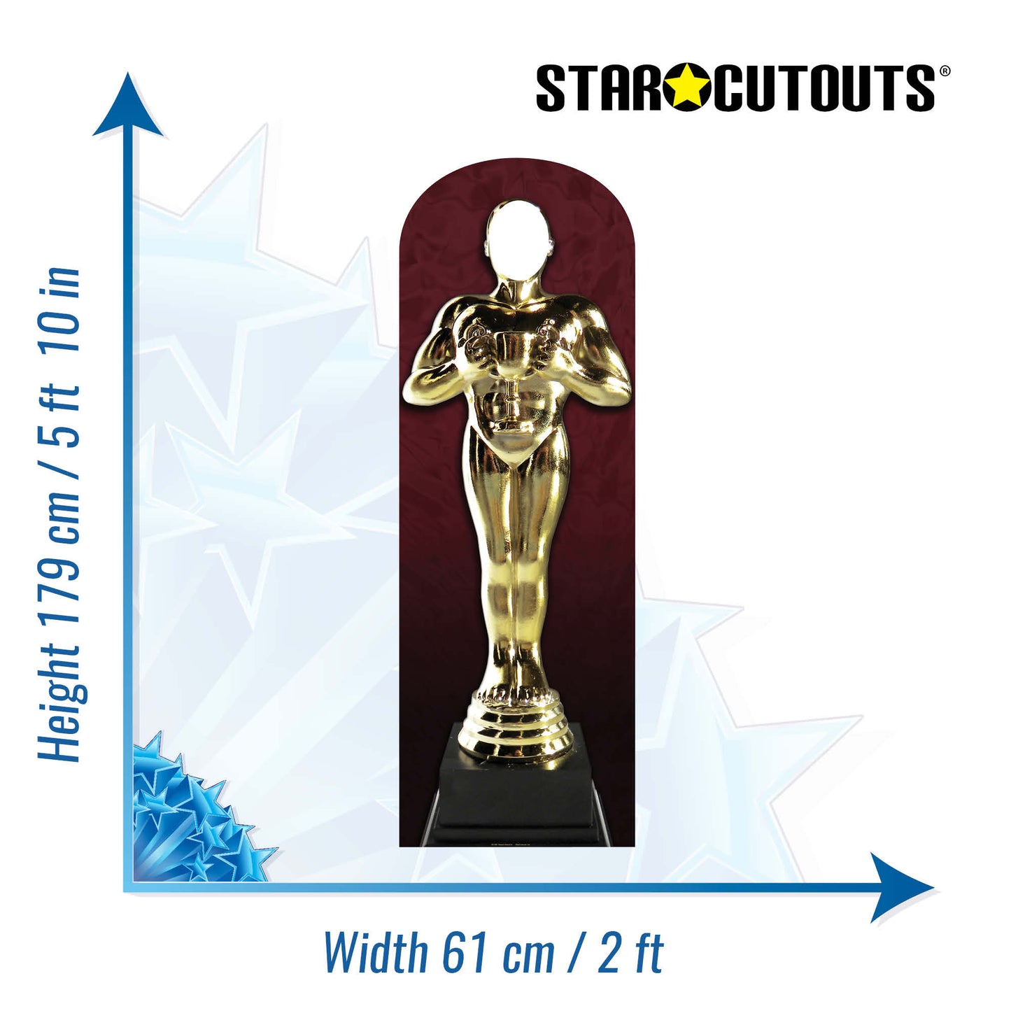 Award Statue Stand-In Cardboard Cutout - mycardboardcutout