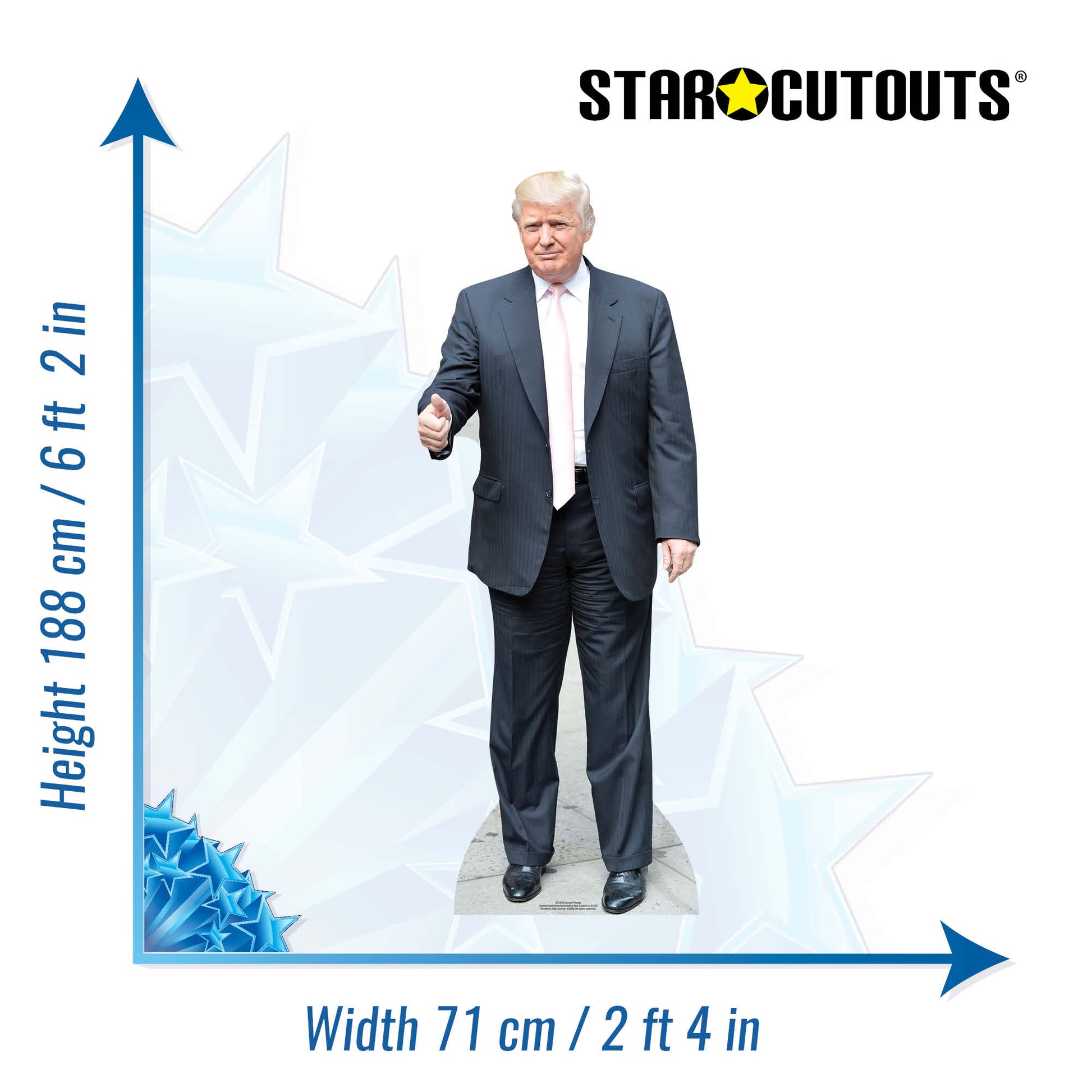 Donald Trump Cardboard Cutout Politician - mycardboardcutout