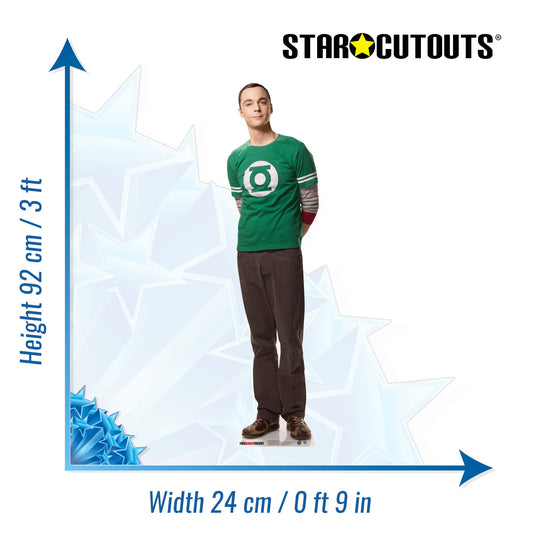 Dr Sheldon Cooper Small Big Bang Theory Cardboard Cutout - mycardboardcutout