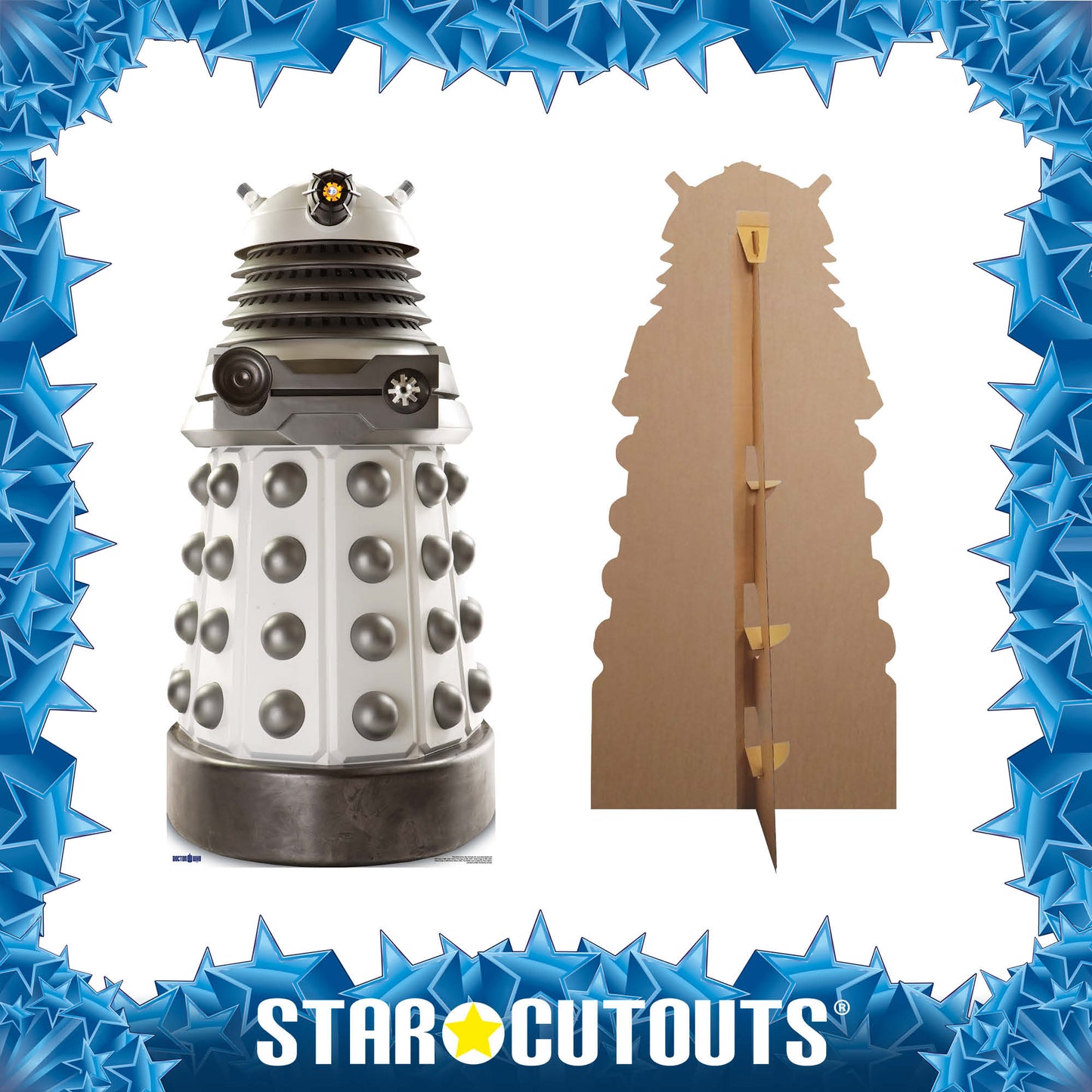 White Supreme Dalek Cardboard Cutout - mycardboardcutout
