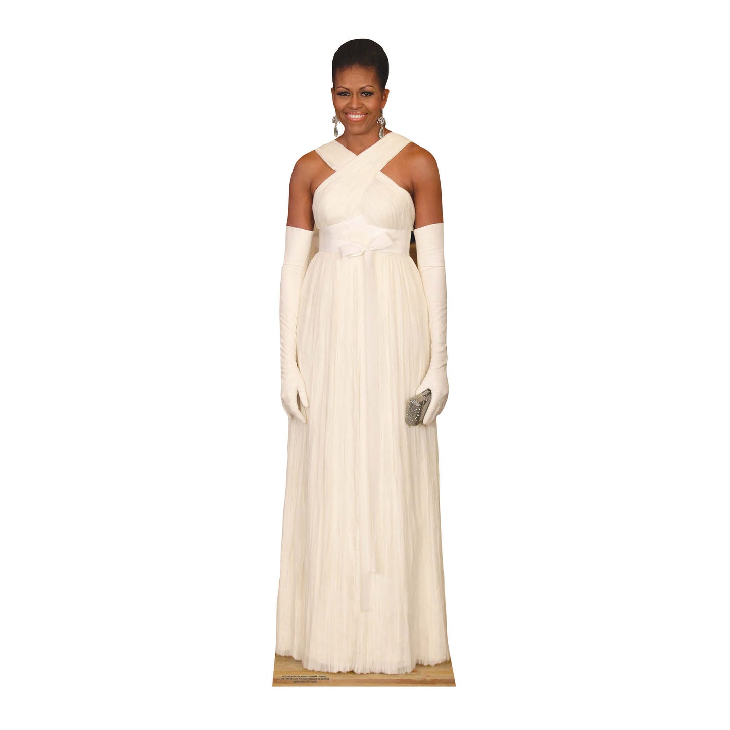 First Lady Michelle Obama Formal Cardboard Cutout Politician - mycardboardcutout