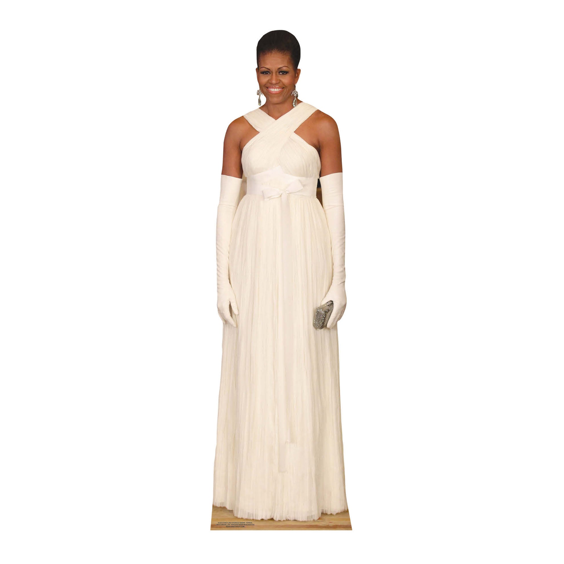 First Lady Michelle Obama Formal Cardboard Cutout Politician - mycardboardcutout