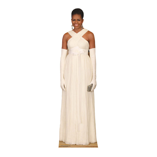 First Lady Michelle Obama Formal Cardboard Cutout Politician - mycardboardcutout