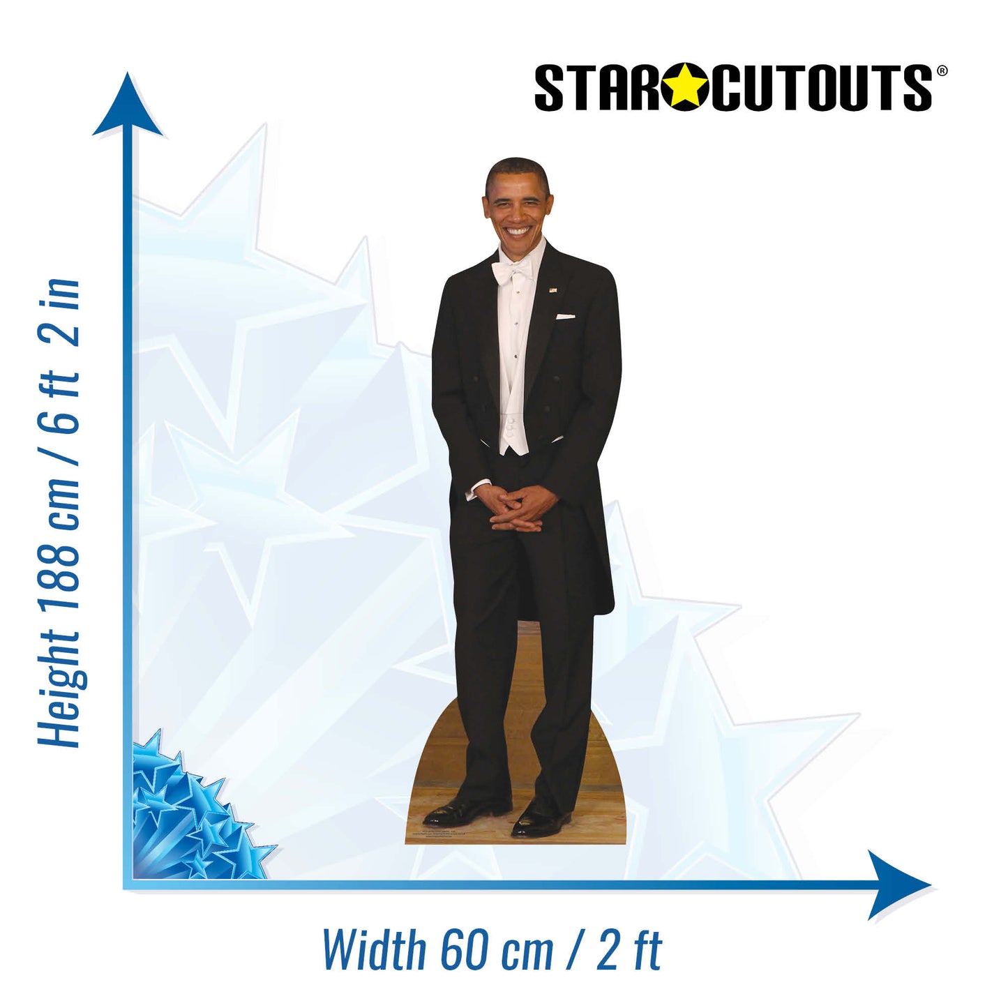 Barack Obama Formal Cardboard Cutout