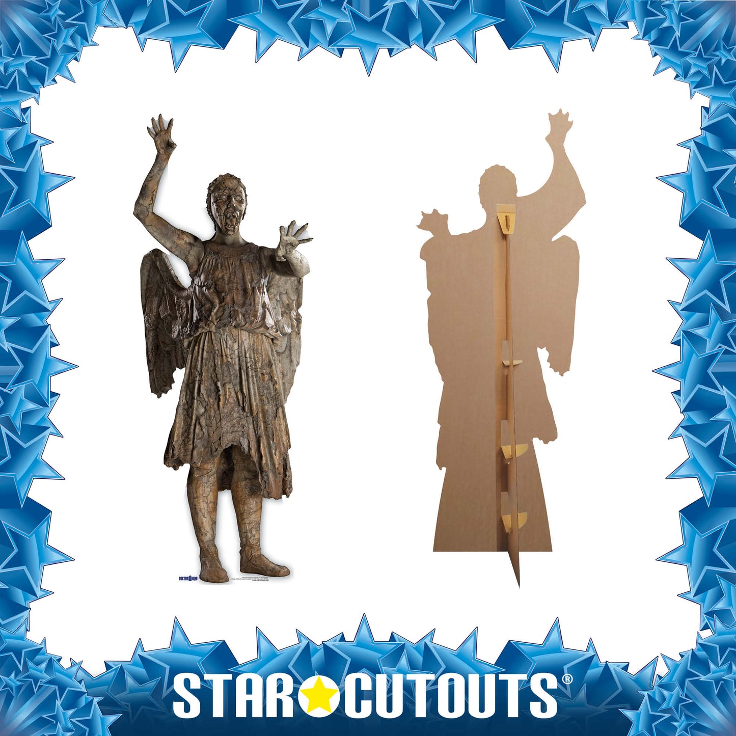 Weeping Angel Attacking Cardboard Cutout - mycardboardcutout