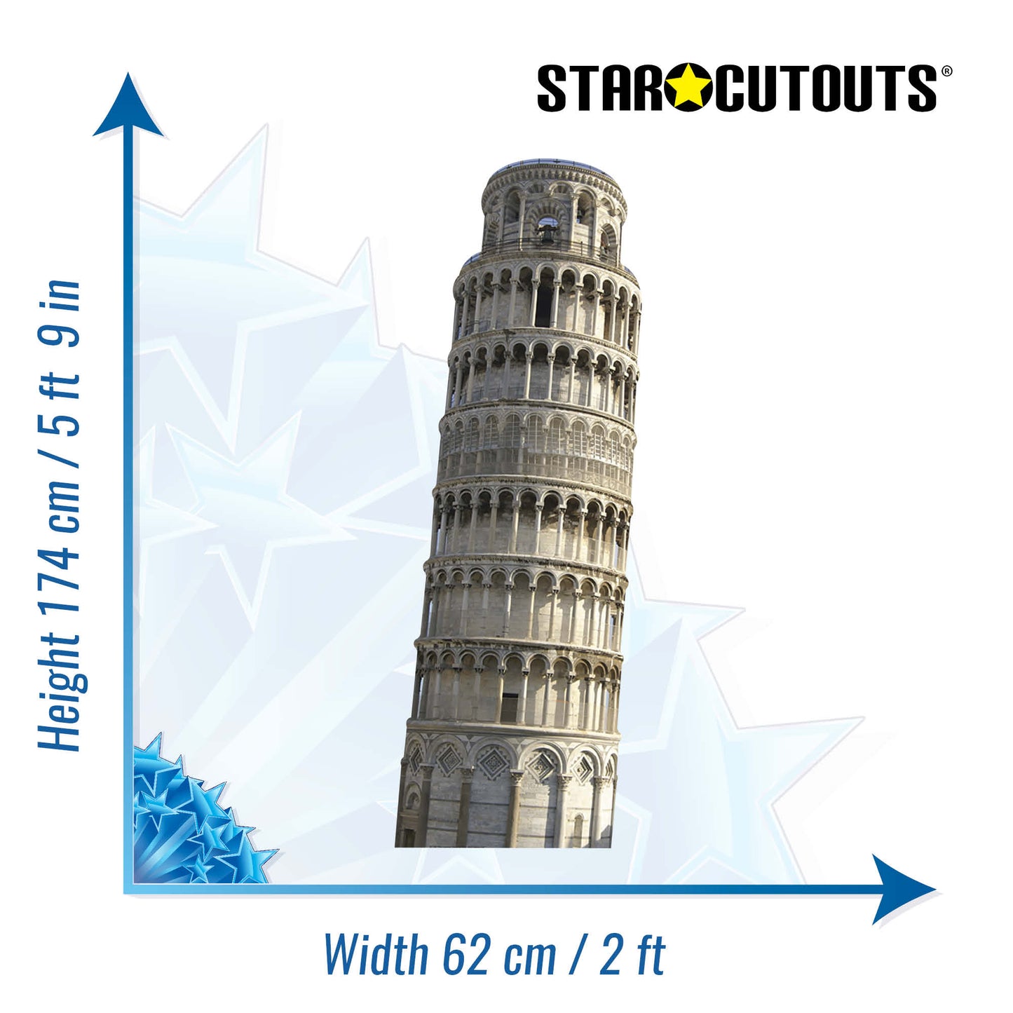 The Leaning Tower Of Pisa Cardboard Cutout - mycardboardcutout