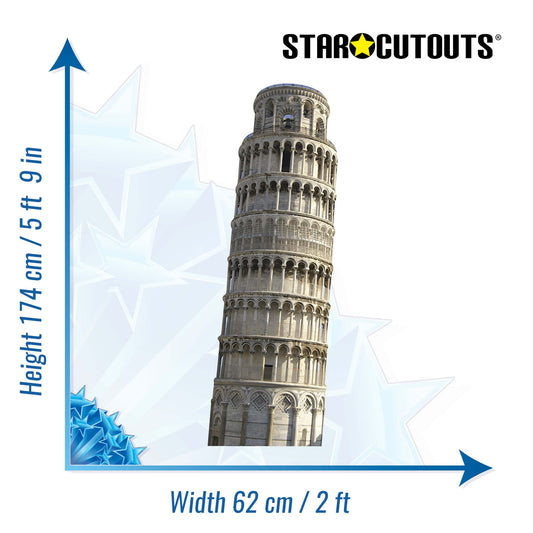 The Leaning Tower Of Pisa Cardboard Cutout - mycardboardcutout