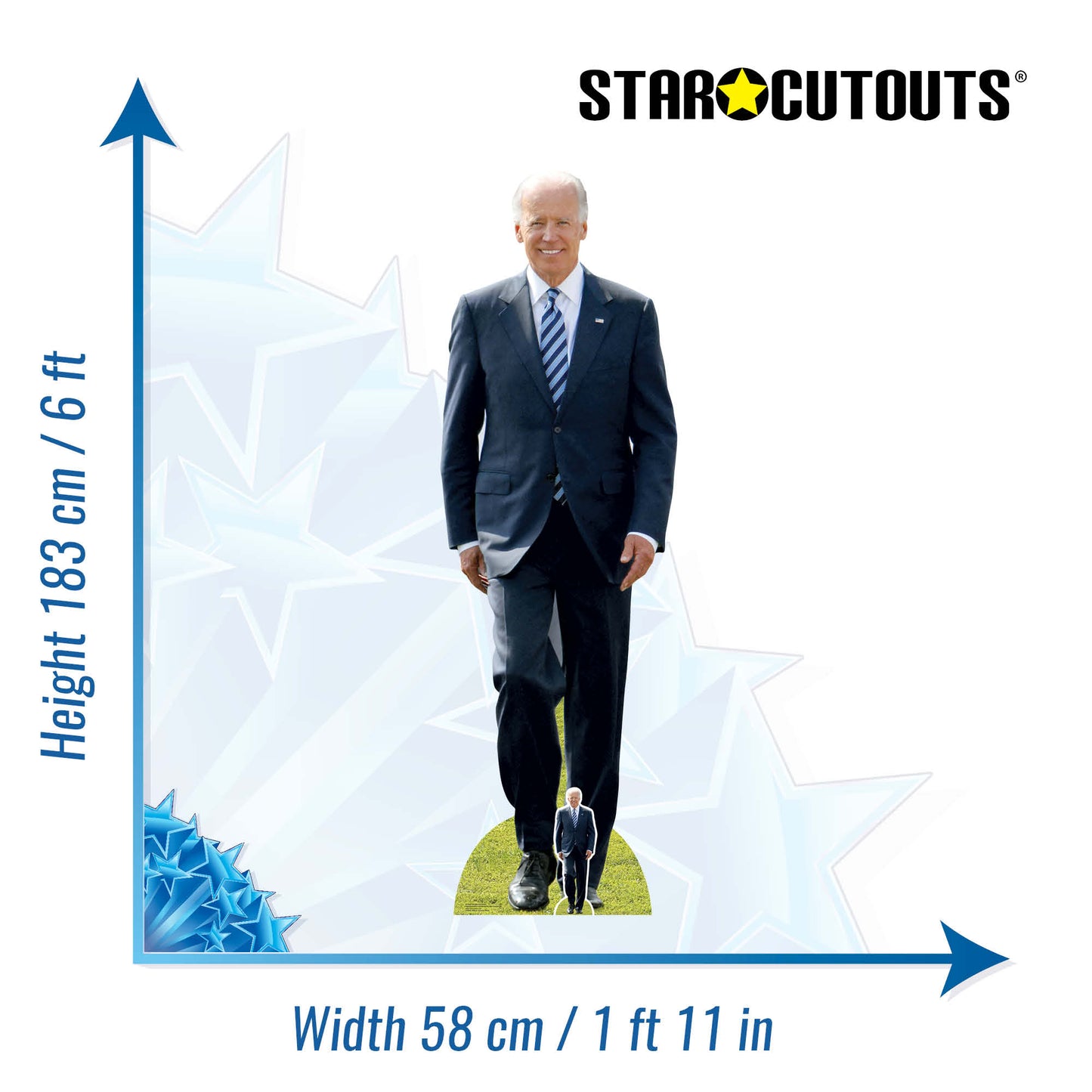 USA President Joe Biden Cardboard Cutout Politician