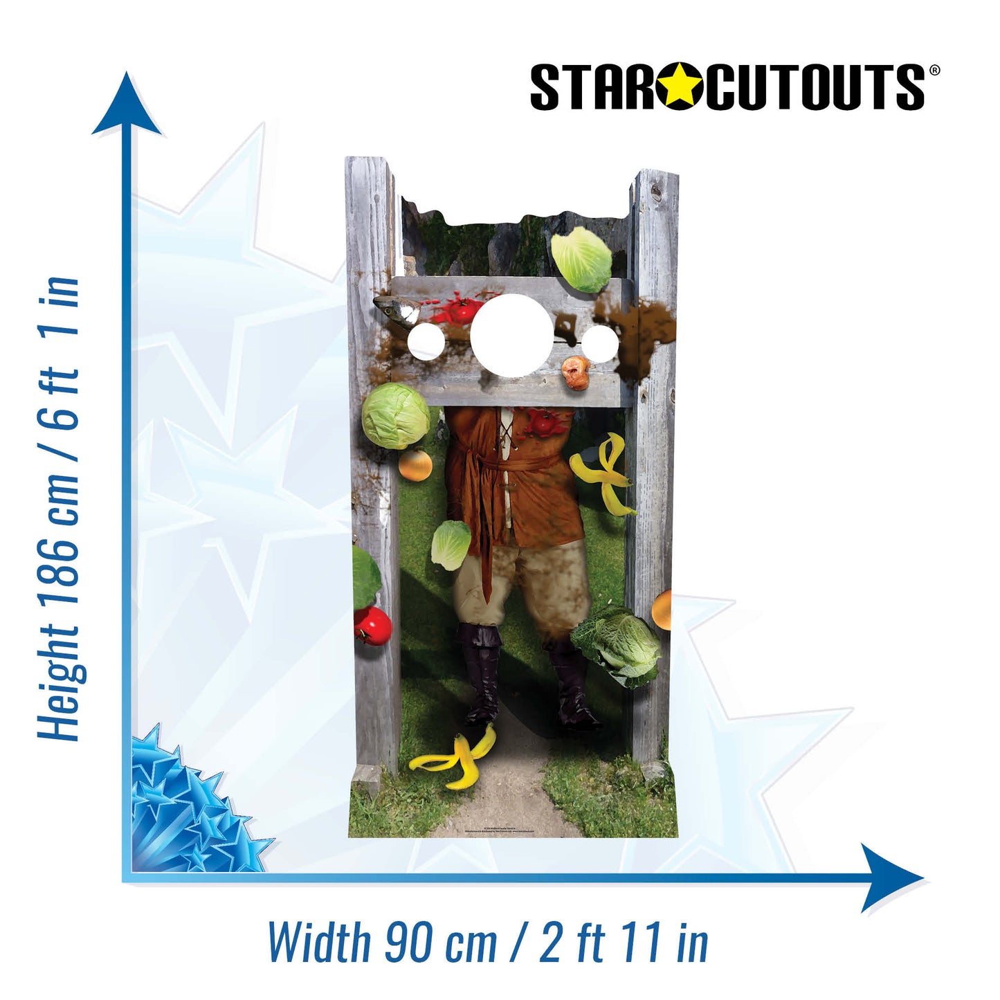 Medieval Stocks Stand In Cardboard Cutout - mycardboardcutout